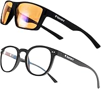 Vista 10 de Horus X • Blue Light Glasses Men Women Blue Light Blocking Glasses for Screen Anti-Fatigue Eye Migraine Gaming Glasses V3