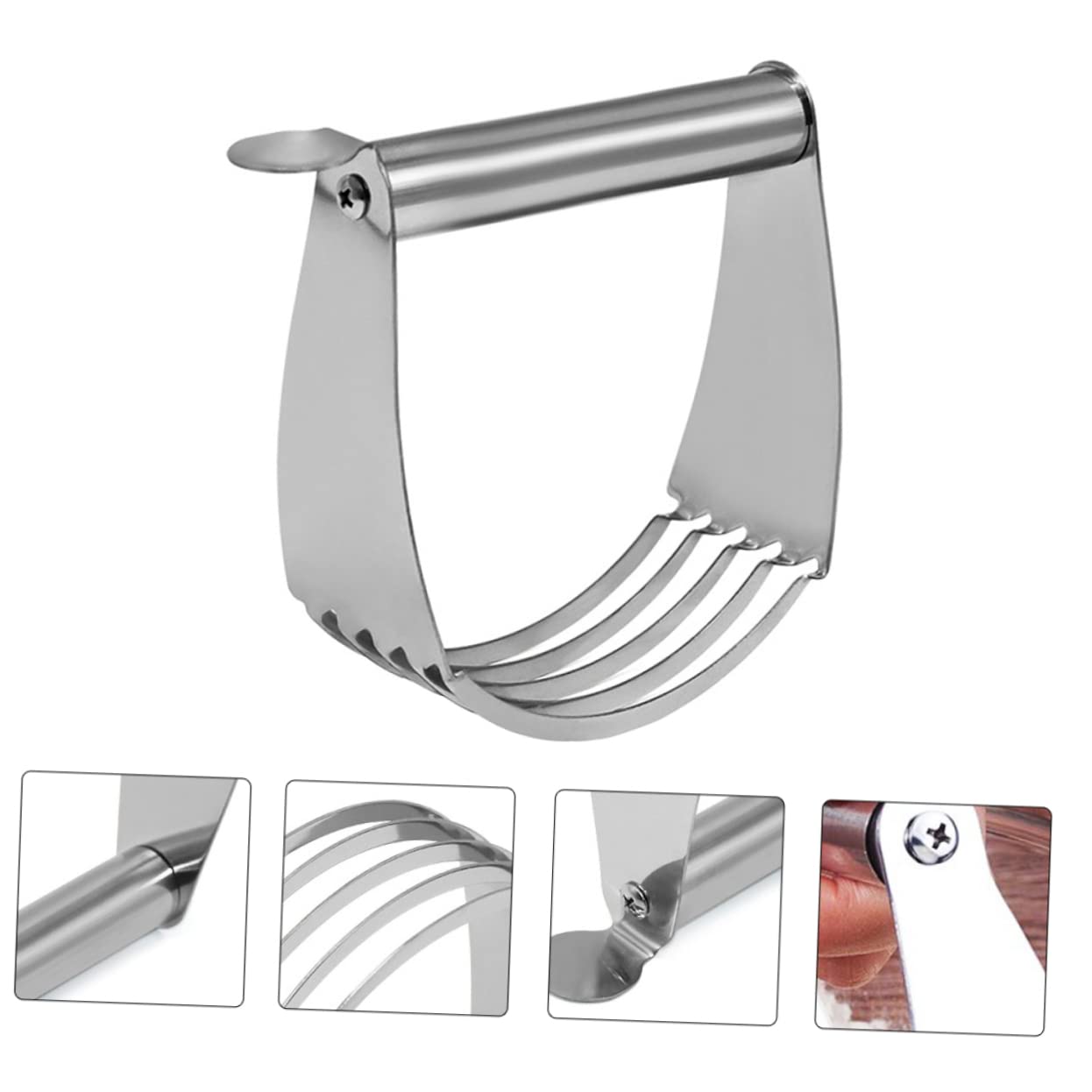 OUNONA Dough Cutter Mixer Ergonomic Baking Tool for Pastries Cookies and More Portable Flour Mixer for Easy Use for Home Baking and Cooking