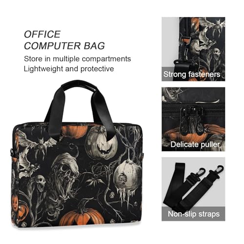 Funda para portátil calabaza y calavera ALAZA 13-15.6" miniatura 5