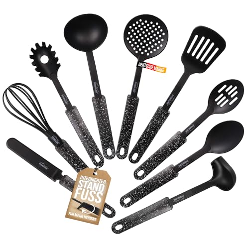 STONELINE 9-teiliges Nylon Küchenhelfer Set mit praktischer...
