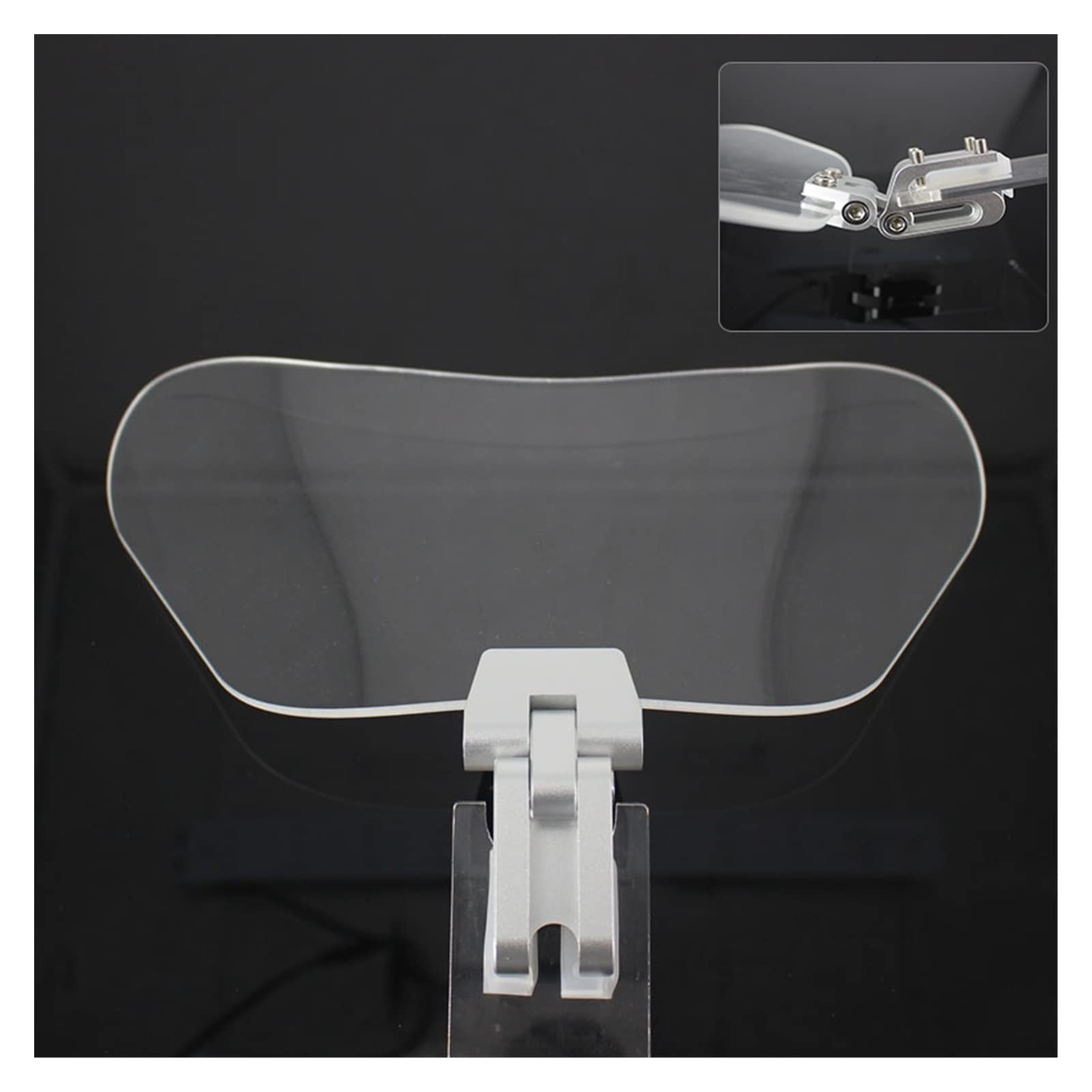 Deflettore Vento Moto Parabrezza per S1000RR S1000XR S1000R per HP4 R Nove T per RnineT Universale Motociclo Regolabile Parabrezza Spoiler Deflettore Protector
