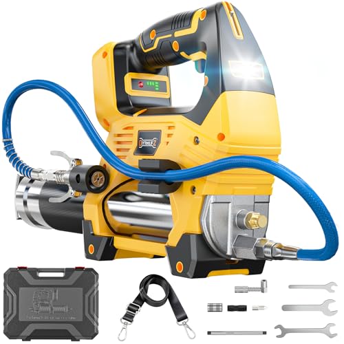 DIYtoolifz Cordless Grease Gun Compatible with DeWalt 20V...
