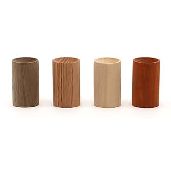 Amazon.co.jp: アロマディッシュ 天然木 4個セット アロマウッド