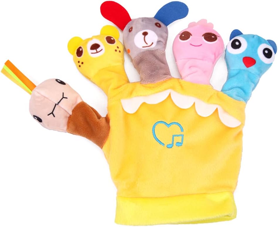 Bluederst 最大70 オフ Finger Puppetstorytelling親子のオルゴールとの相互作用漫画の動物の手袋ぬいぐるみかわいい 面白い面白い