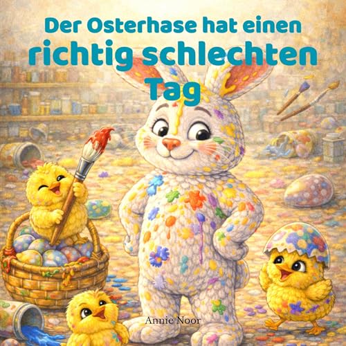 Diseño de la portada del título Der Osterhase hat einen richtig schlechten Tag