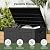 NEWBULIG 31 Gallon Outdoor Storage Box, Waterproof Deck Box with Lockable Lid, Patio Furniture Bench & Side Table, Easy Assembly, for Garden, Pool, Patio & Backyard Organization, Black
