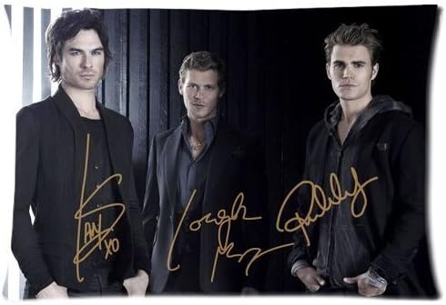 Daily necessities LTD Custom The Vampire Diaries Hot Guys Pillow Case Cover Protector 20"x30" Two Sides Pillow Case Cushion Case Cover