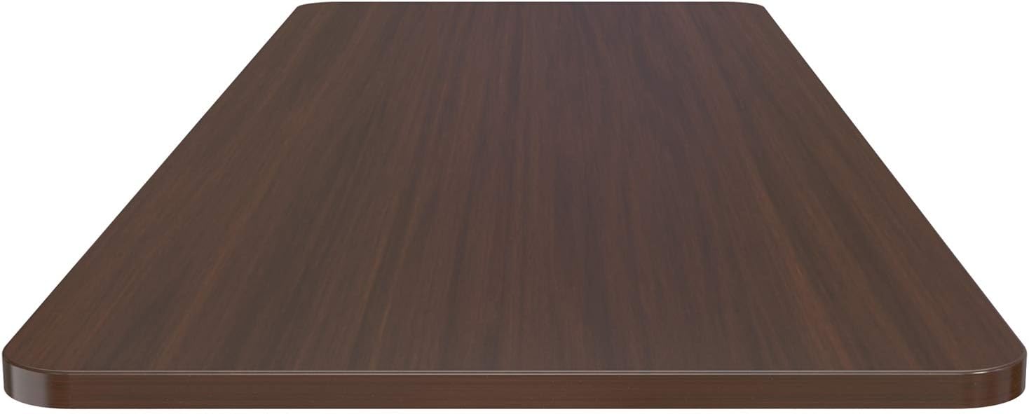 Modern-Depo Universal Table Top 47" x 27" MDF Desk Top Replacement for Home Office Desk Workstation, Black Walnut