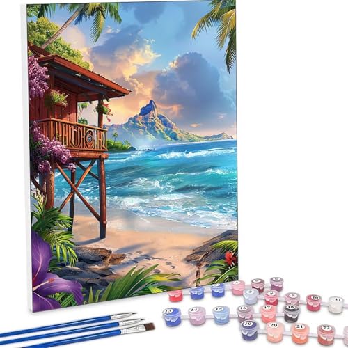 �������G ���i �����L�b�g�ɂ��G�� �C Paint by Numbers DIY�y�C���g ��l�� ���S�� �q���p �ȒP�ɓh��� �A�N�������ʊG�̋� ��| ��� ��H�| �L�b�g 3�̃y�C���g�u���V��1�̃Z�b�g�̃A�N�����痿���g�p �z�[�� �I�t�B�X���� 