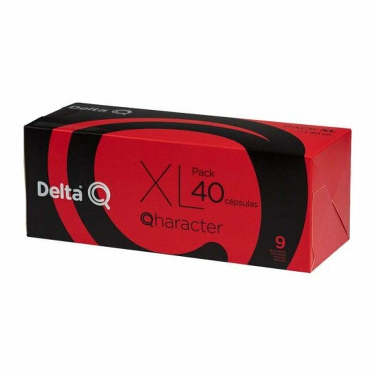 Delta Caja de 40 cápsulas de café qharacter - intensidad 9 - compatibles Con cafeteras