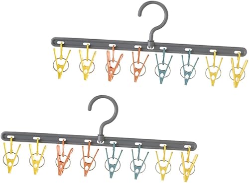 STOBAZA Percha multiusos plegable para sombreros, colgador de brasier, colgador de ropa de bebé, colgador de pañales, gancho para sombrero,