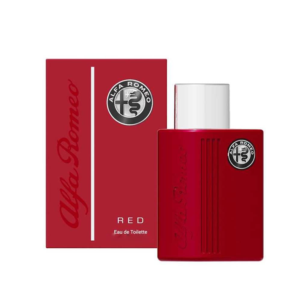 Alfa Romeo RED Eau De Toilette (75ml) | Citruses, Fruits, Amber Notes | Long Lasting Perfume