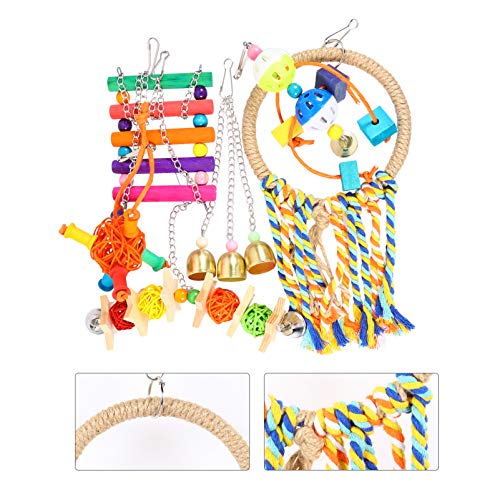 POPETPOP Brinquedos Do Pássaro Do Papagaio Pássaro Brinquedo Colorido Brinquedo de Mastigar Brinqued