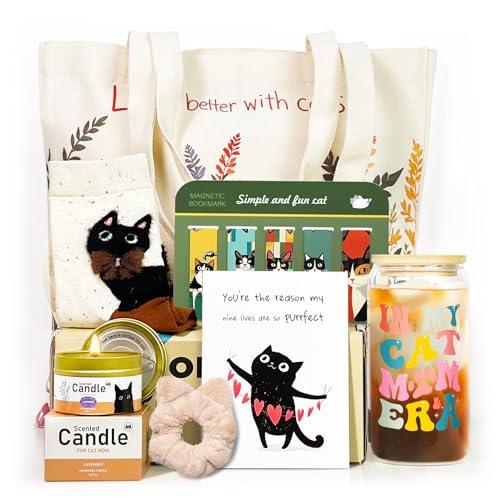 Cat Mom Gift Box with Cup