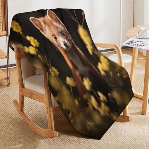 Couverture super douce et moelleuse effet relief 3D vison - 8
