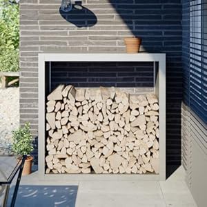 Homgoday Kaminholzregal 100 x 40 x 100 cm