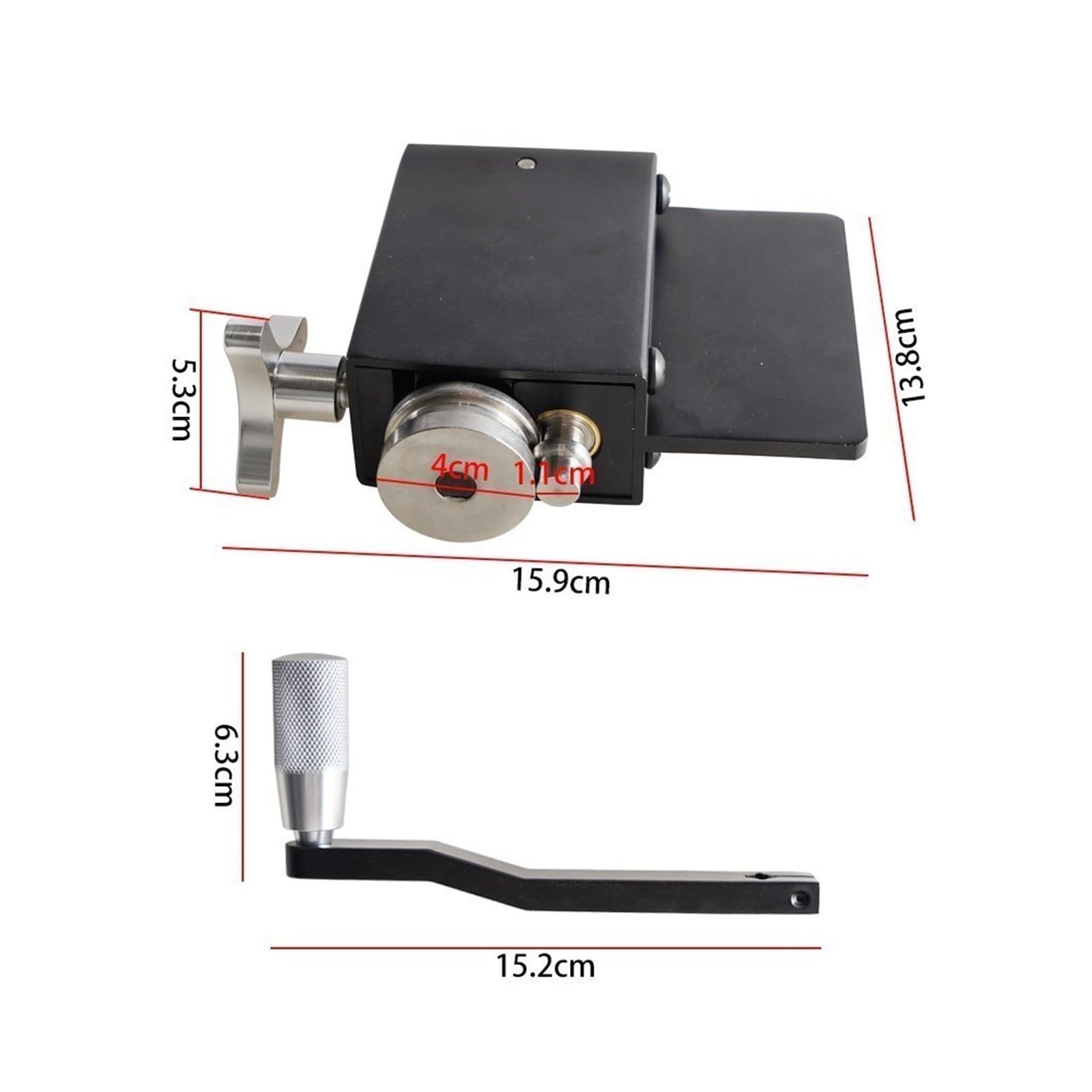 Ekspander rurowy, Narzędzie Do Zagniatania Rur Ręczny Wałek Koralikowy Wlotowy I Intercooler Zaciskania Rura Aluminium/stal O Średnicy Wewnętrznej 5/8" Lub Większej(Black)