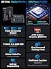 GMKtec Mini PC AMD Ryzen 7 W-1 Pro 7730U (Superiore a Ryzen 7 5825U) (8Core / 16Thread, fino a 4,5 GHz), M5 Ultra Dual LAN 2.5G Mini Computer, 16GB DDR4 RAM+512GB SSD PCIe, WiFi 6,USB 3.2,USB-C,BT 5.2