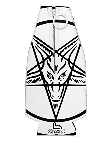 TooLoud Official Sigil of Baphomet Collapsible Neoprene Bottle Insulator All Over Print