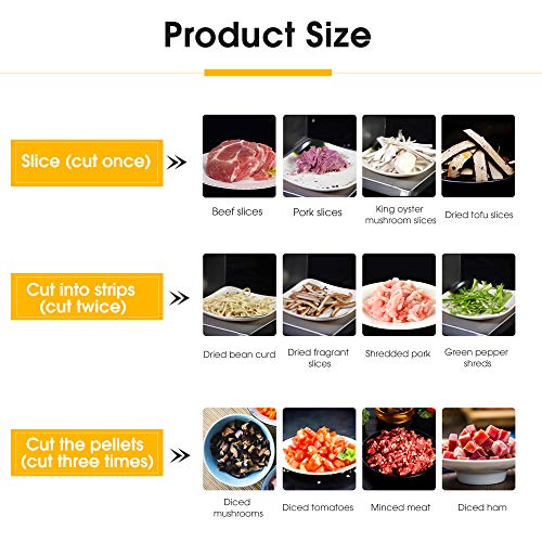 Kommerzielle Fleischschneider-Schneidemaschine 2,5/3,5/5/7/10mm 550 lb/h Fleischschneider Schredder Edelstahl… – Bild 3