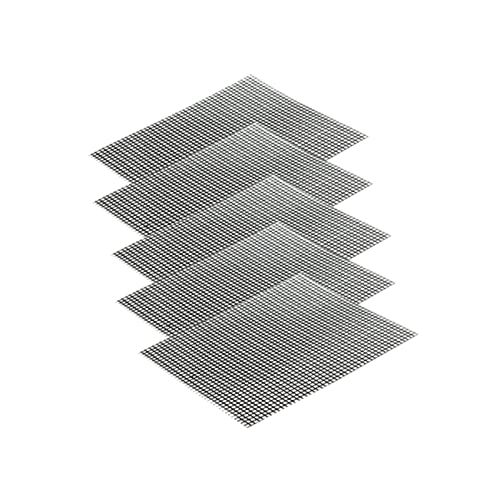 VICASKY 5Pcs Non Stick Grill Mat Reusable Barbecue Mesh Mats for Clean Grilling for Vegetables Meat Baking Tool for Gas Electric Grills
