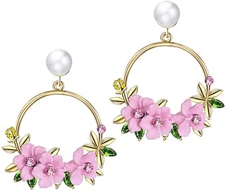 YouBella Jewellery for women Gold Plated Floral Earings Earrings for Girls and Women Price In India