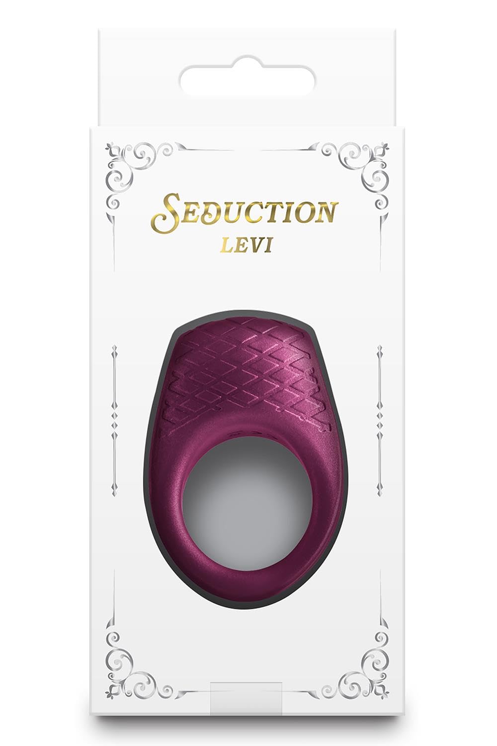 NS Novelties Seduction Levi Metallic Burgundy Penisring 6,5 cm