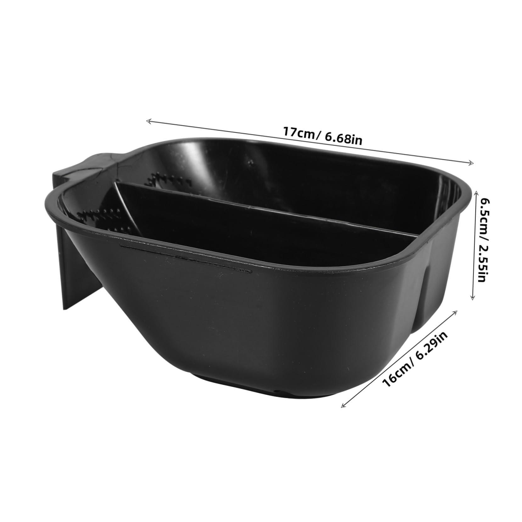 Lot De 5 Bols À Huile Cuits Four Grands Bols Professionnels Pour La Coiffure En Acier Inoxydable Pour Et Coloration Des Cheveux En Plastique Noir