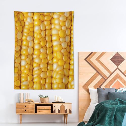 Tapiz vertical de maíz con diseño divertido para transformar tu sala de estar 4