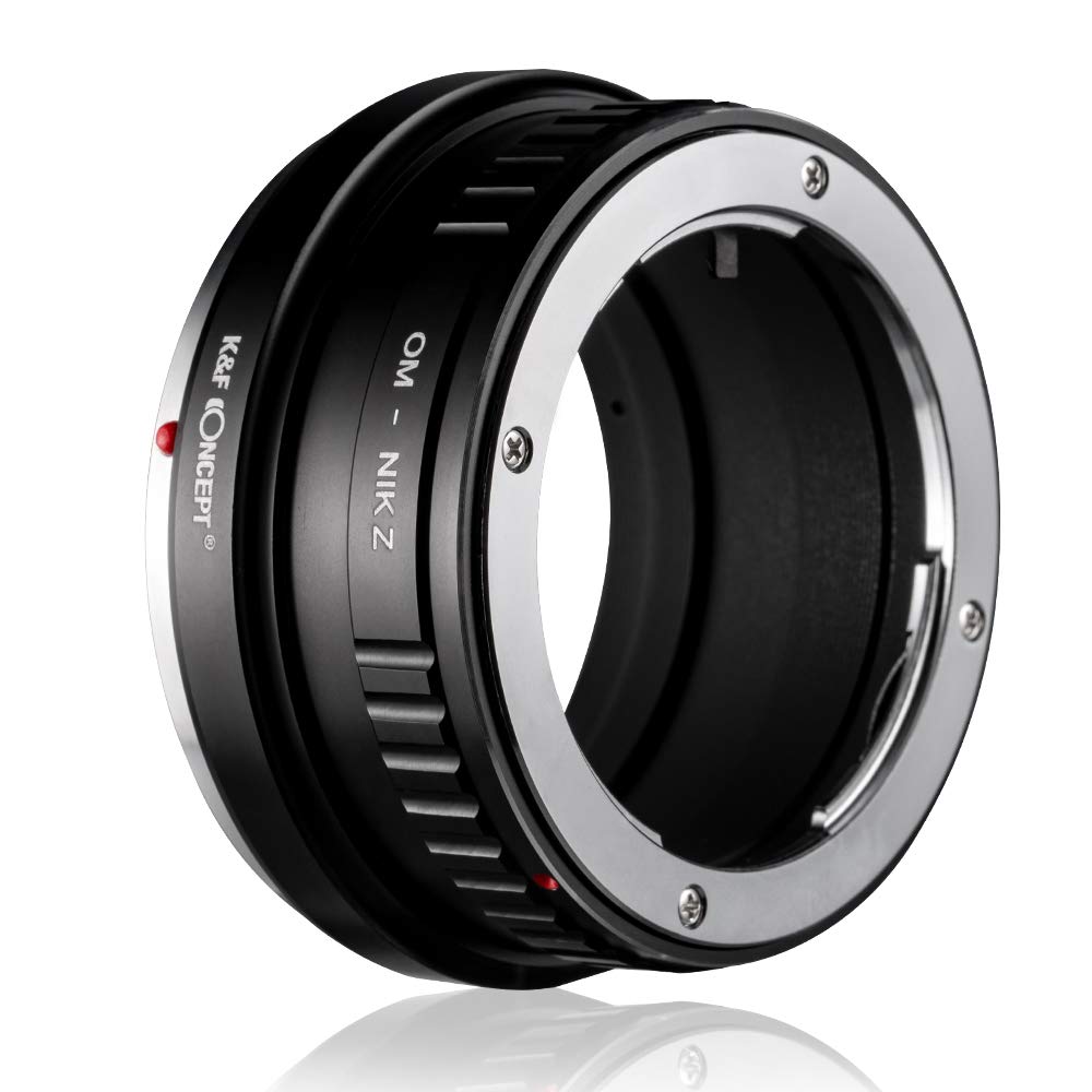 Adattatore K&F Concept Da Obiettivo Olympus OM A Fotocamera Nikon Z (Z6, Z7, Z50 Ecc.)