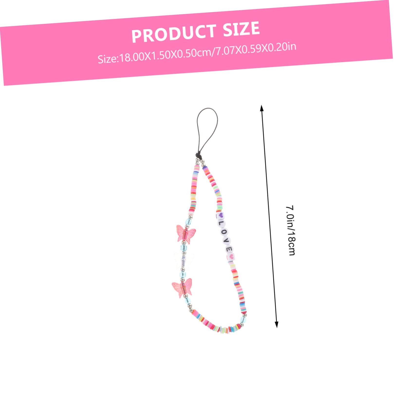 WOONEKY 10piezas Cadenas De Teléfono Correas Decorativas Para Móviles Accesorios De Diseño Creativo Para Personalizar Fundas y Llaveros