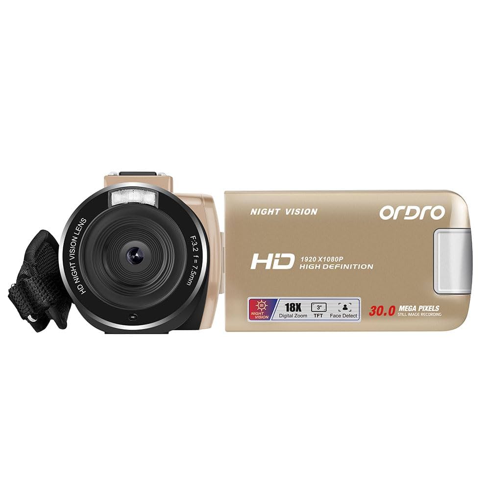 Ordro B320 ビデオカメラ 1080P 30 FPS レコーダ フルHD Amazon | ORDRO B320 ビデオカメラ 1080P 30 FPS レコーダ フル