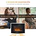 HOMCOM Chimenea Eléctrica Tipo Estufa de Pared con Efecto Llamas y Luz...