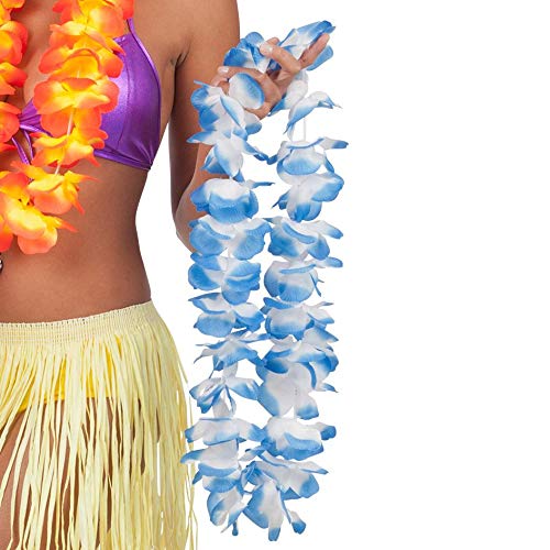 CARNIVAL TOYS S.R.L., Fleurs Collier Tissu Bleu Blanc Cover