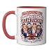 Patriotic Nurse 4th of july Labor & Delivery Fourth of July Ceramic Mug, Red/White