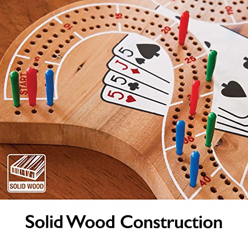 Juego de Mesa 29 Cribbage Clásico de Madera miniatura 3
