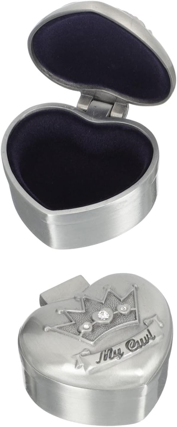 2Pcs Alloy Tooth Keepsake Box Durable Deciduous Tooth Holder for Elegant Design for Cherishing First Teeth Childhood Memory Storage Box