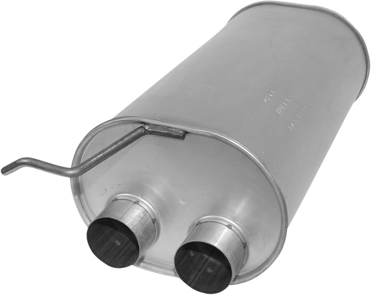 Exhaust Muffler Compatible With Chevrolet Silverado 2500 6.0L V8 143.5" Wheelbase 2001 2000 1999 P-3402262