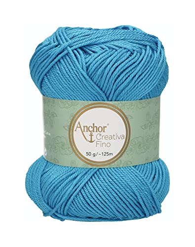 ANCHOR Creativa Fino, Thickness: 4, Packaging: 50G, Running Length: 125M 1334 Crochet Threads, Joy
