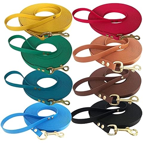 bio-leine Longe Führstrick 5 bis 10m aus Biothane - 16mm breit I Pferdelonge mit Handschlaufe I 20 Farben I Softlonge Leine Longierleine für Reitsport Cover