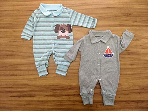 Kit Body Bebê 20 Pçs Saída de Maternidade Meninos Atacado Tamanho:P