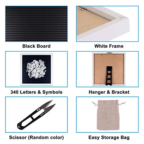 Letter Board, 25.4 X 25.4cm Lettera Cambiabile