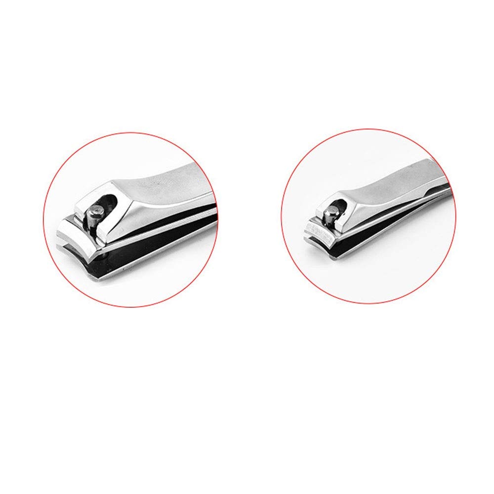 Nagelknipser, Nagelknipser for Erwachsene/Nagelknipser aus Edelstahl, Schwarz, 7,5 cm, Nagelknipser aus Edelstahl