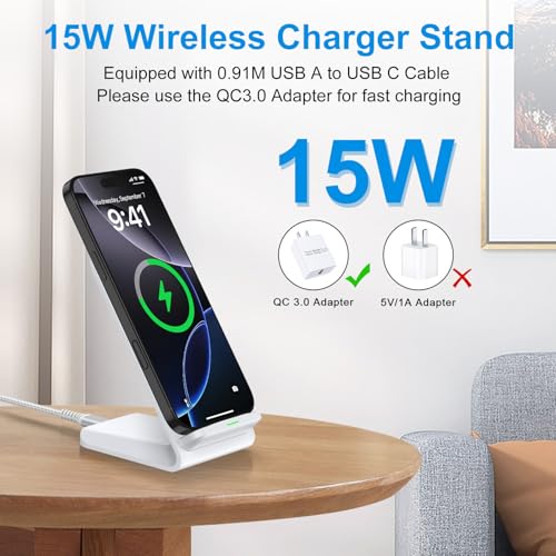 Support chargeur sans fil Google Pixel station de charge inductive 15W