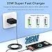 USB C Charger for Samsung Fast Charger USB C Plug & Cable 3M Long 25W Type C Super Fast Phone Charging Android Adaptor UK 1-Pack for Galaxy S25 Ultra/S24/S23/S22/S21/S20/A... 20/10