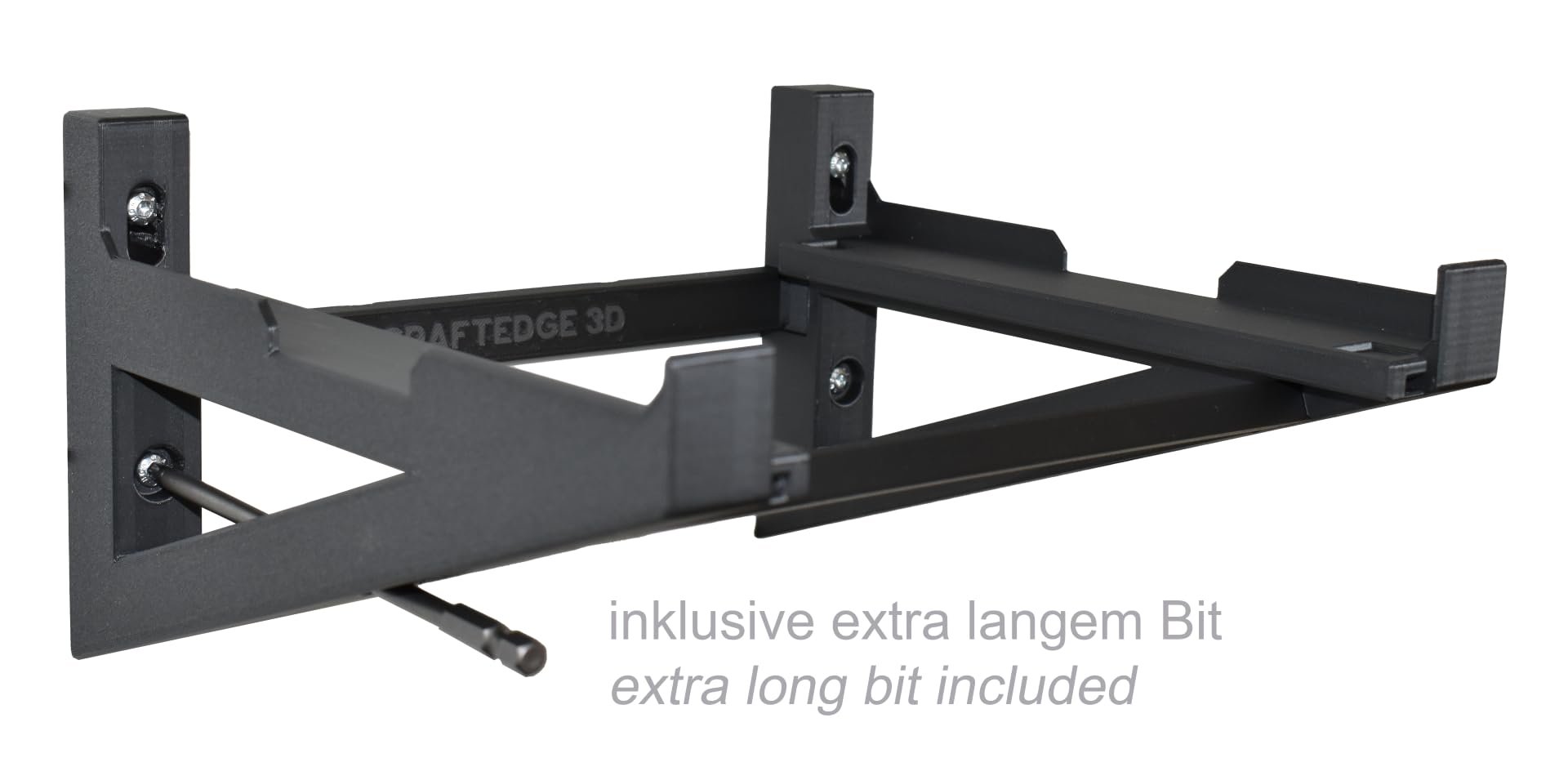 Wandhalterung passend für Synology Diskstation DS418, DS418play, DS420+, DS423+, DS425+, DS920+, DS923+, DS925+ Heavy Duty Wandkonsole inklusive Montagematerial.
