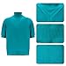 Men Steve Costume Knit Sweater Adult Half Sleeve Halloween Cosplay Knitted Sweater Pullover Top (XX-Large) Blue