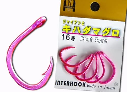 NEW ケイムラピンク インターフック ジャイアンとキハダマグロ 16号のサムネイル