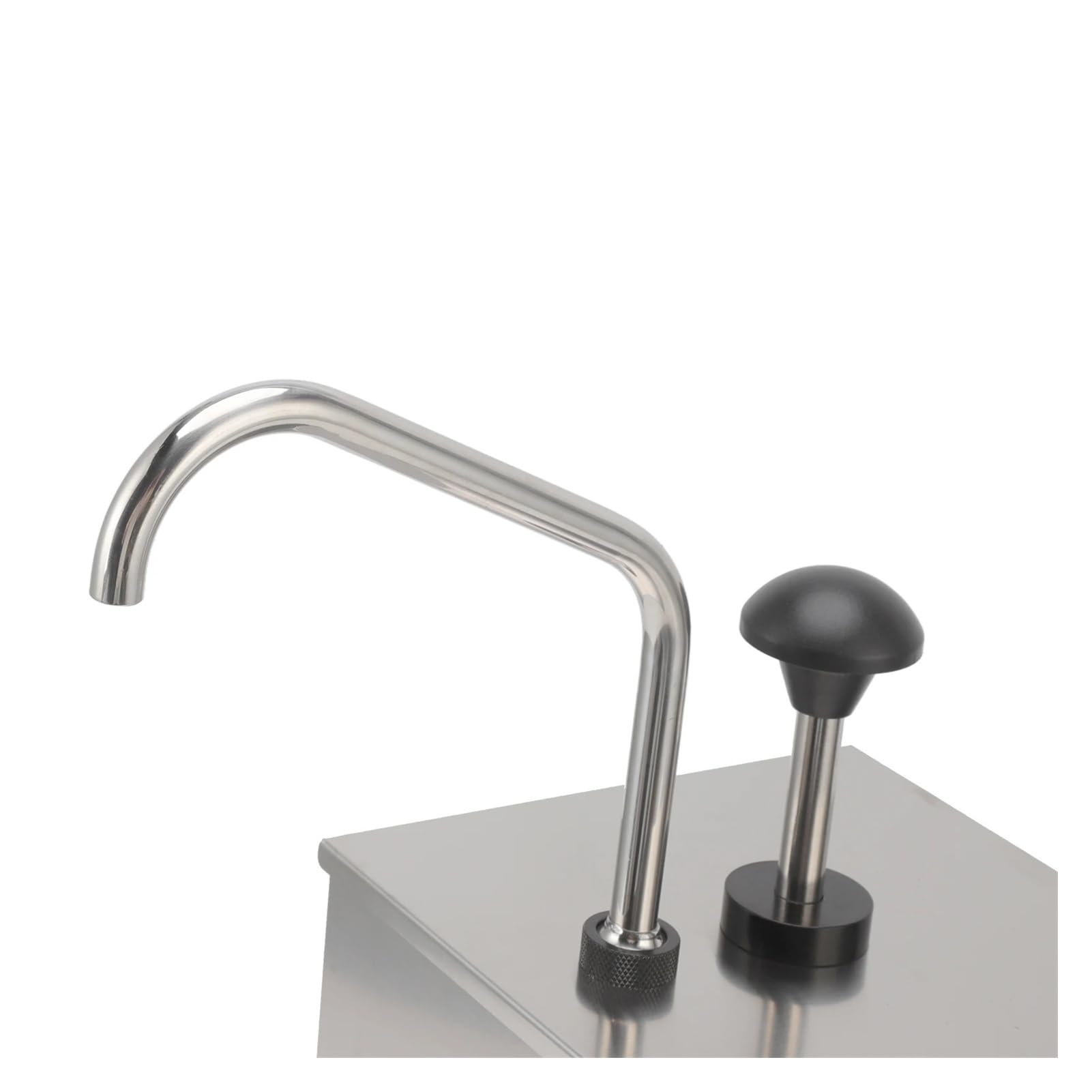 Stazione di distribuzione della salsa di soia da 4 litri, in acciaio inox, con pompa a testa singola, for condimenti, sciroppi, accessori da cucina Usi multipli