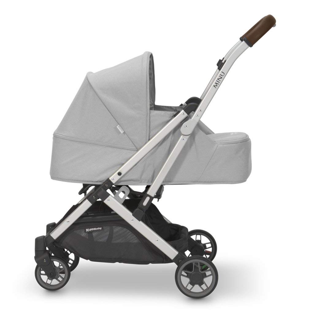 UPPAbaby MINU Cochecito Devin (gris claro Melange/Plata/Cuero Castaño)+from Birth Kit-Devin (gris claro Melange) : Todo lo demás
